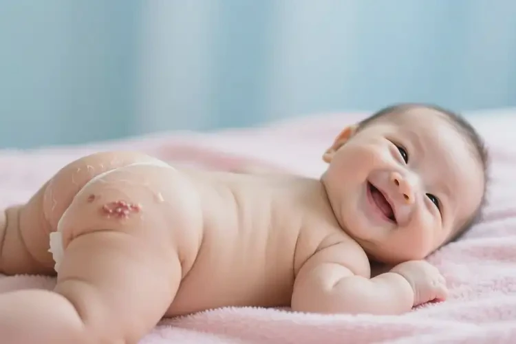 婴儿屁股上有湿疹可不可以彻底自愈(图1)