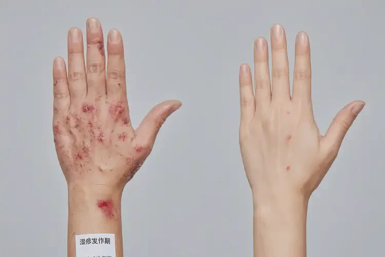 大學生手上出濕疹不管它會自己自愈嗎(圖2)