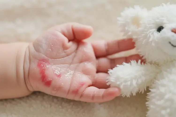 嬰幼兒手上出現(xiàn)濕疹能徹底自愈嗎(圖3)