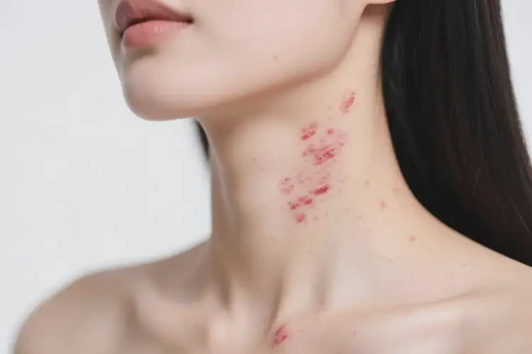 女人脖子上經(jīng)常起濕疹能不能根治(圖4)