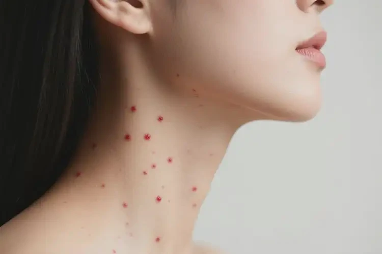 女人脖子上經(jīng)常起濕疹能不能根治(圖3)