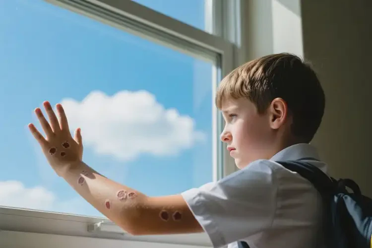 中學(xué)生全身經(jīng)常長濕疹不管它會自己好嗎(圖2)