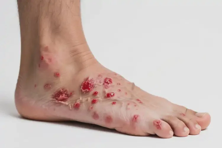 男人腳上起濕疹不管它會自己好嗎(圖4)