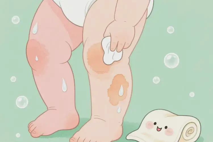 嬰幼兒大腿容易長濕疹可以徹底自愈嗎(圖2)