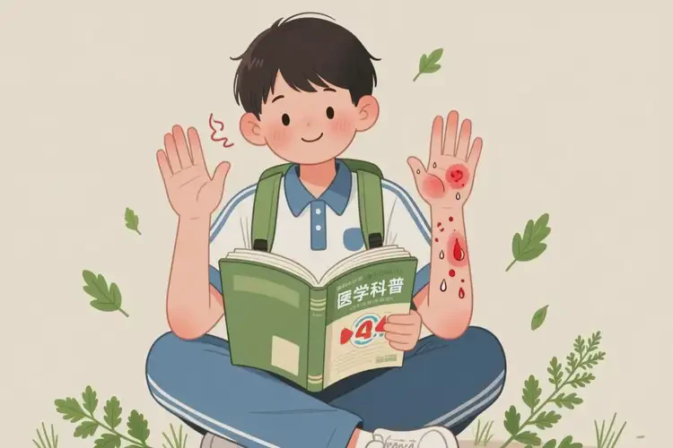 大學生四肢起濕疹不管它會自己自愈嗎(圖3)