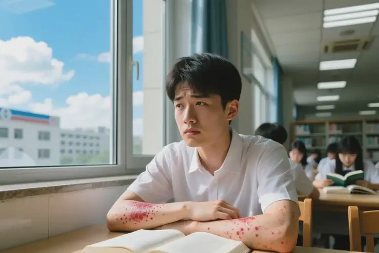 大學生全身出濕疹不管它會自己好嗎(圖1)