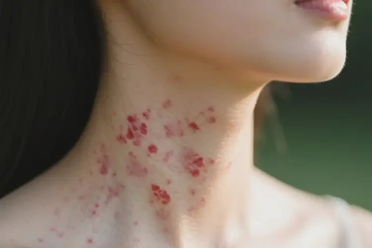 女人脖子起濕疹能不能根治(圖2)