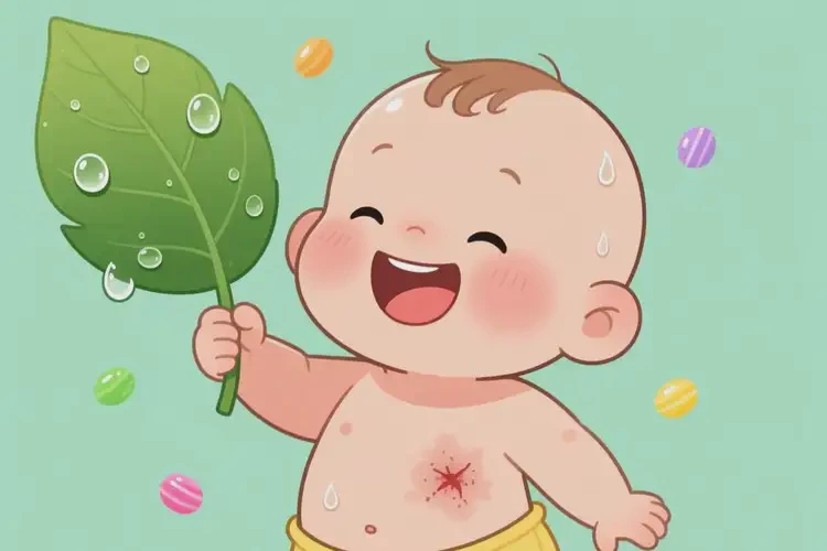 儿童肚子上偶尔起湿疹不管它会自己好吗(图2)