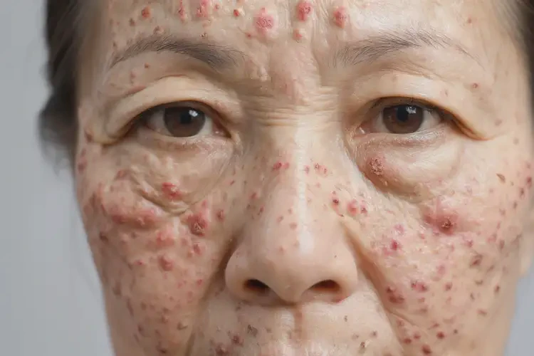 女生面部長濕疹不管它會自己好嗎(圖3)