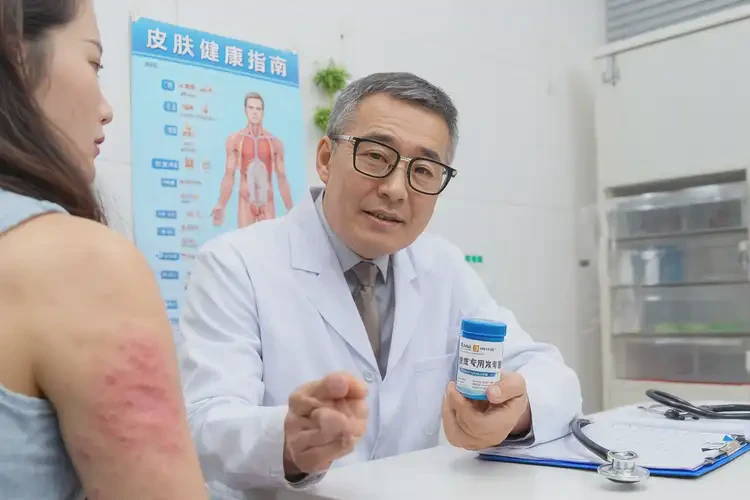 女人臉上有濕疹能不能根治(圖2)