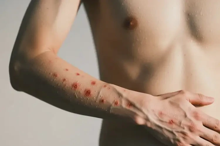 青年人手臂上起濕疹不管它會自己好嗎(圖4)