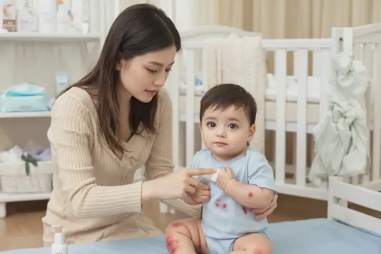 嬰幼兒肚子上經(jīng)常長濕疹可以徹底自愈嗎(圖3)