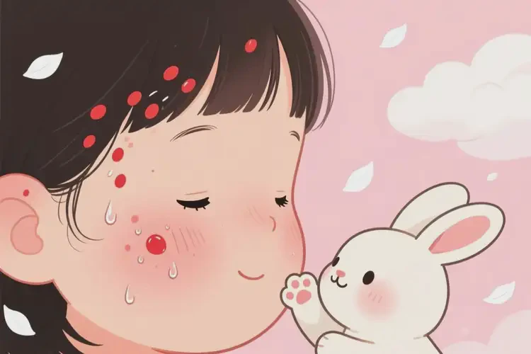 孩子面部偶爾起濕疹不管它會(huì)自己痊愈嗎(圖3)