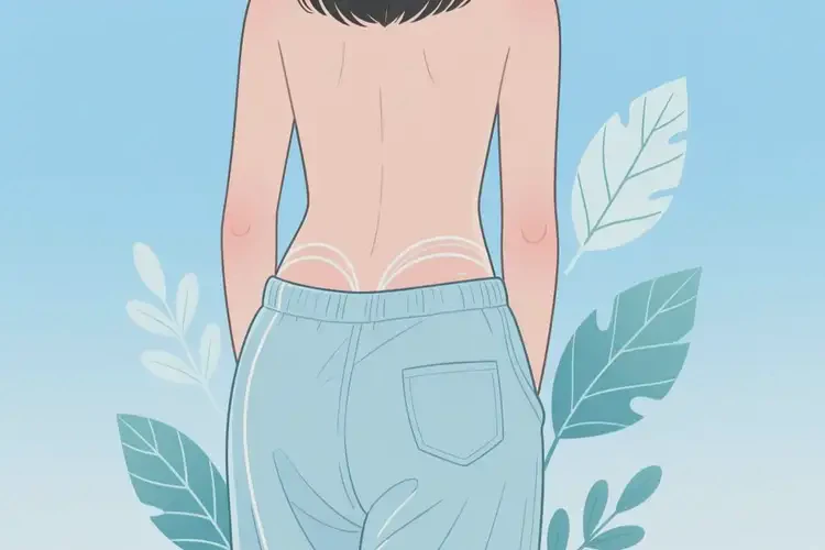 青少年屁股上有濕疹不管它會(huì)自己好嗎(圖1)