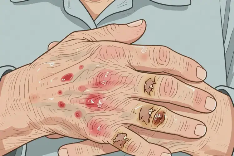 老年人手上容易起濕疹可不可以根治(圖2)