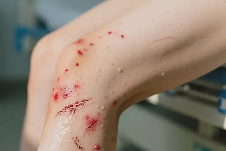 女人大腿上偶爾起濕疹能不能根治(圖2)