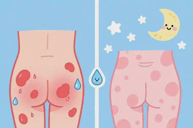 少儿屁股出湿疹可不可以彻底自愈(图1)