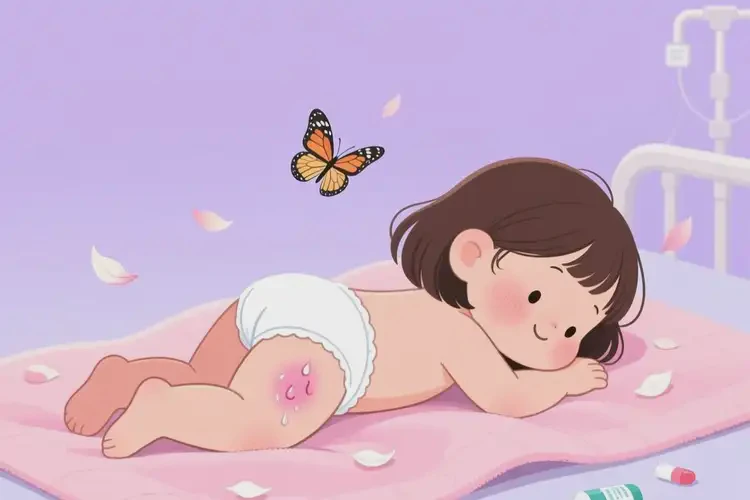 少兒屁股上起濕疹不管它會(huì)自己痊愈嗎(圖3)