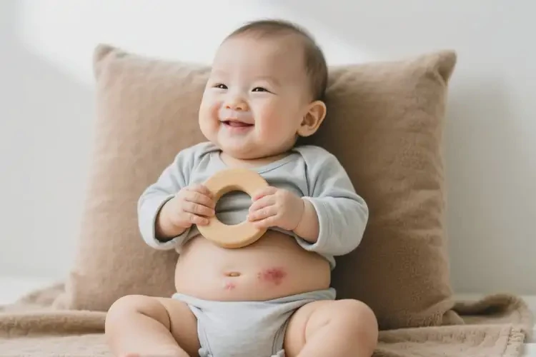 嬰幼兒肚子出現(xiàn)濕疹可不可以根治(圖1)