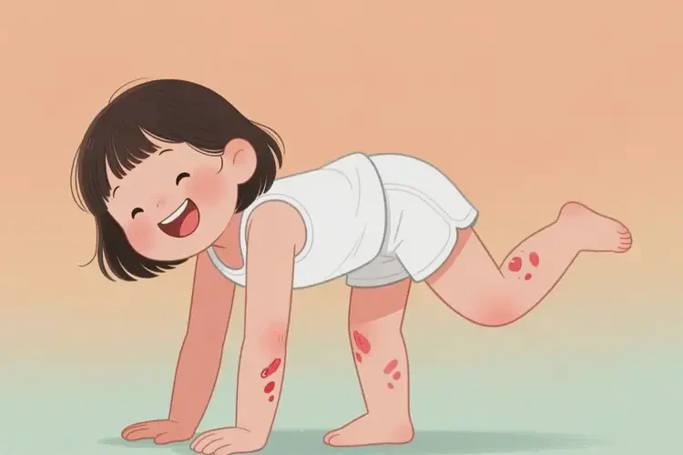 兒童四肢出現(xiàn)濕疹可不可以徹底自愈(圖1)