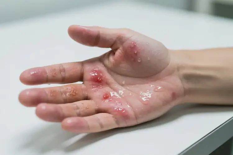 男人手上長濕疹能不能根治(圖3)