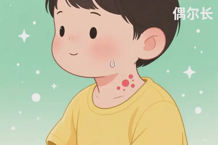 小孩脖子上偶爾長(zhǎng)濕疹不管它會(huì)自己自愈嗎(圖2)