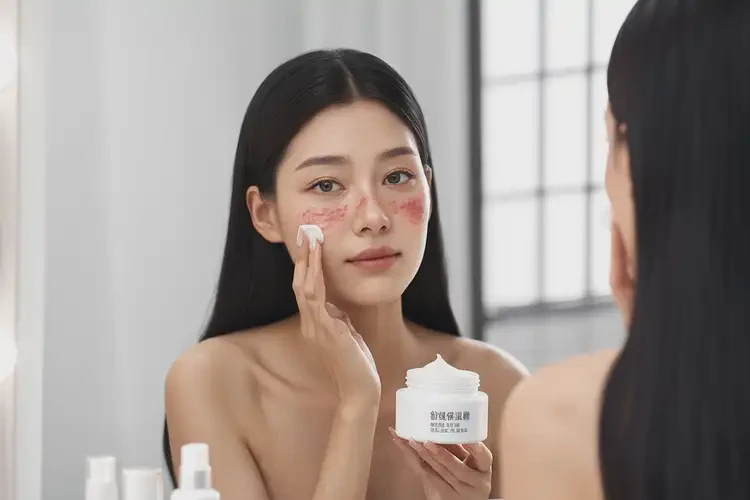 女性面部长湿疹可不可以彻底自愈(图3)