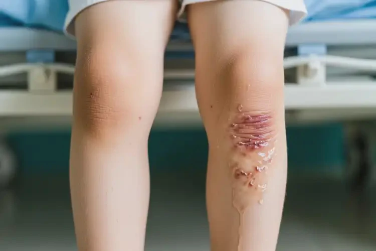 孩子小腿起湿疹能彻底自愈吗(图2)