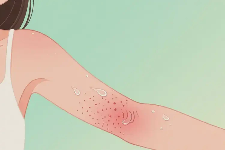 女人手臂上有湿疹可不可以彻底自愈(图3)