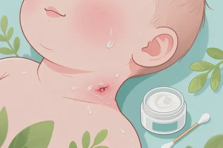 孩子脖子上容易起濕疹能徹底自愈嗎(圖4)