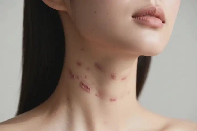 女人脖子上長濕疹能不能根治(圖2)