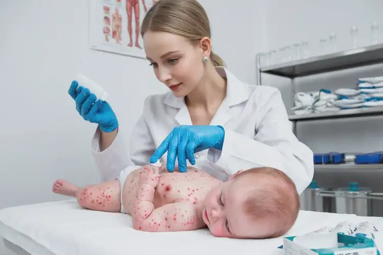 嬰幼兒脖子上容易起濕疹不管它會(huì)自己自愈嗎(圖3)