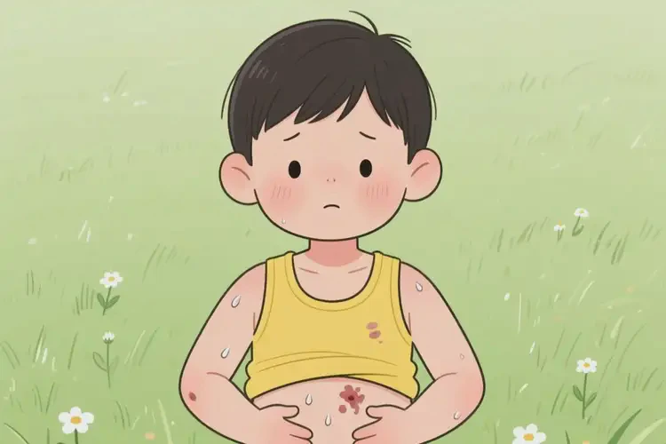 小學(xué)生肚子上偶爾長濕疹不管它會自己痊愈嗎(圖3)