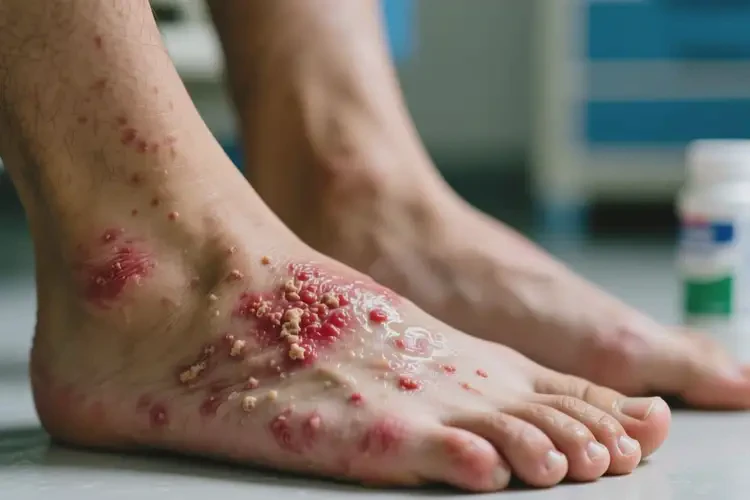 男生腳上經(jīng)常起濕疹能靠自己自愈嗎(圖4)