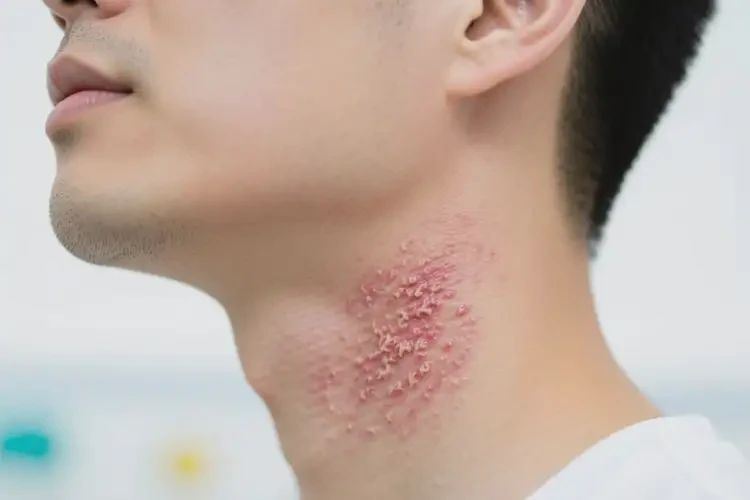 男人脖子上容易起濕疹可以徹底自愈嗎(圖4)
