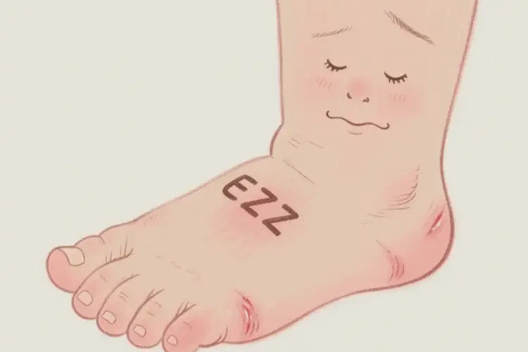 小学生脚上经常起湿疹不管它会自己自愈吗(图4)