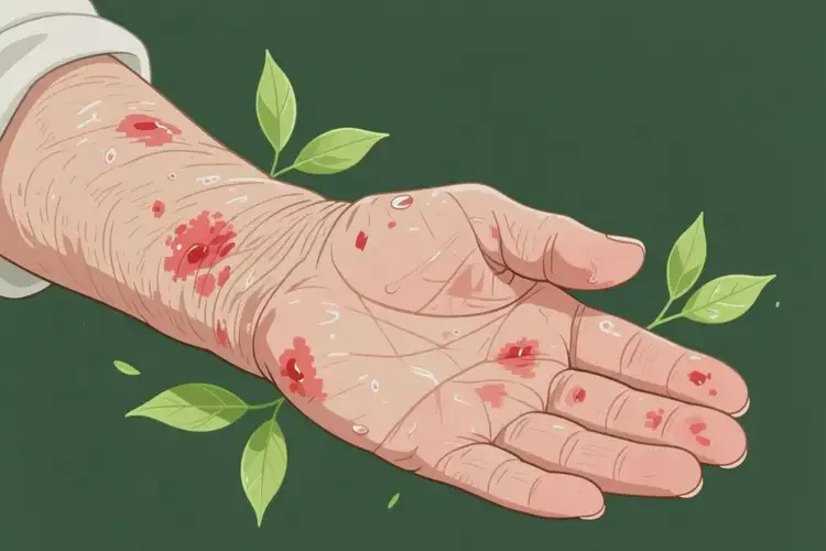 老年人手臂起濕疹能徹底自愈嗎(圖2)