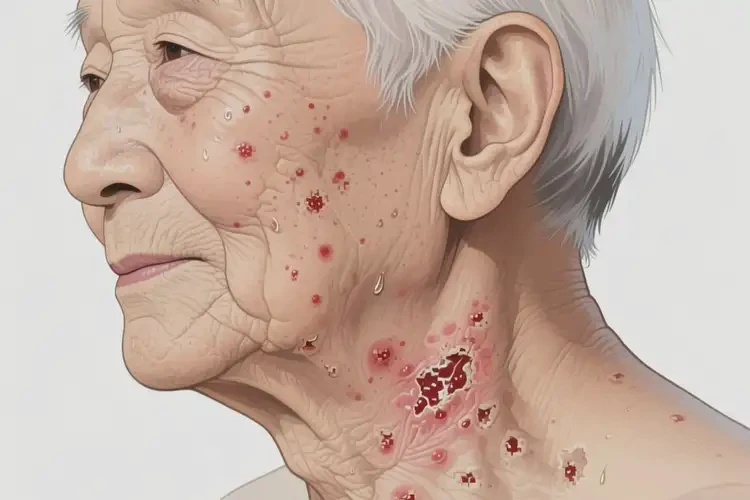 高齡老人脖子上出現(xiàn)濕疹不管它會(huì)自己自愈嗎(圖3)