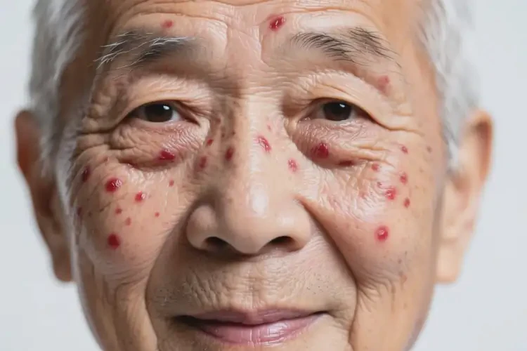 老年人面部出現(xiàn)濕疹不管它會自己好嗎(圖3)