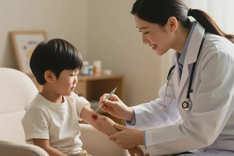 少兒手臂起濕疹不管它會自己好嗎(圖3)