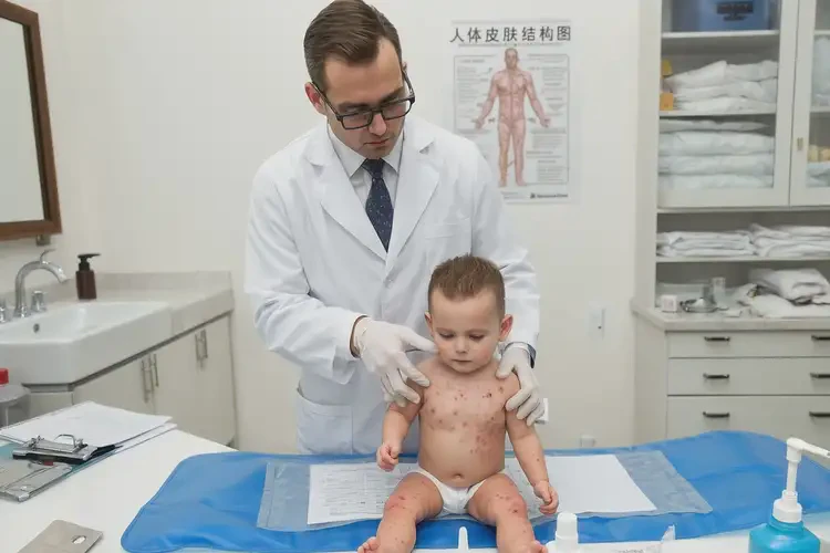 嬰兒全身起濕疹可以徹底自愈嗎(圖1)