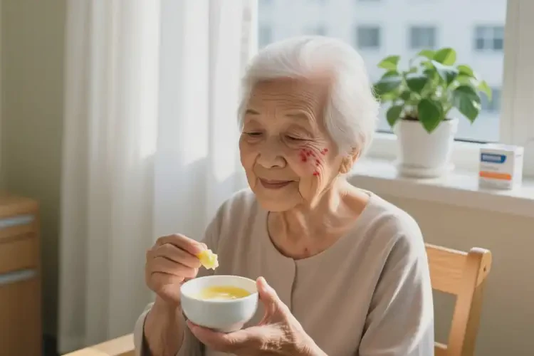 老人面部出現(xiàn)濕疹能夠徹底治愈嗎(圖4)