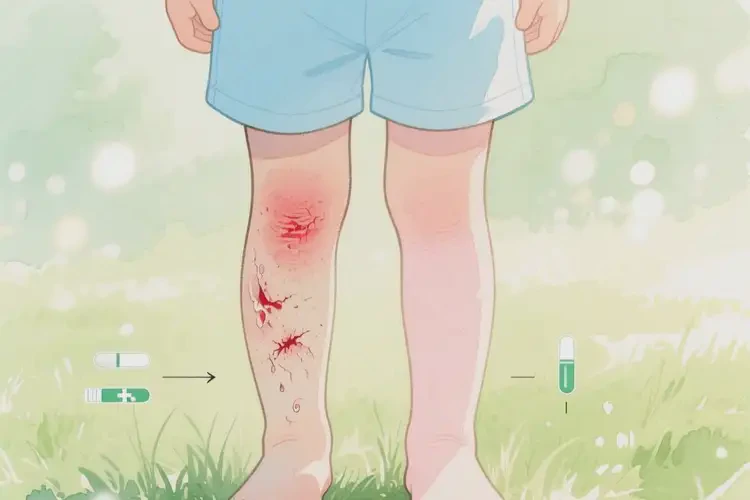 少兒小腿出濕疹可不可以根治(圖2)