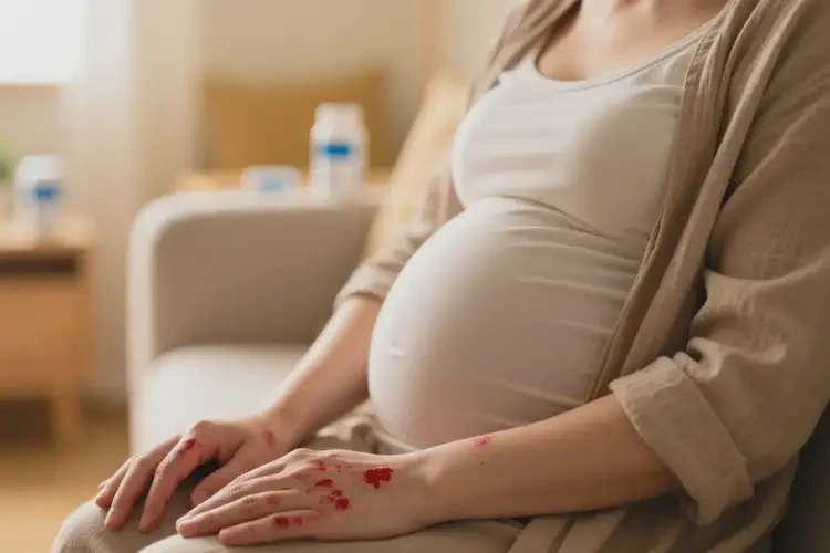 產(chǎn)婦手上長濕疹不管它會自己好嗎(圖4)