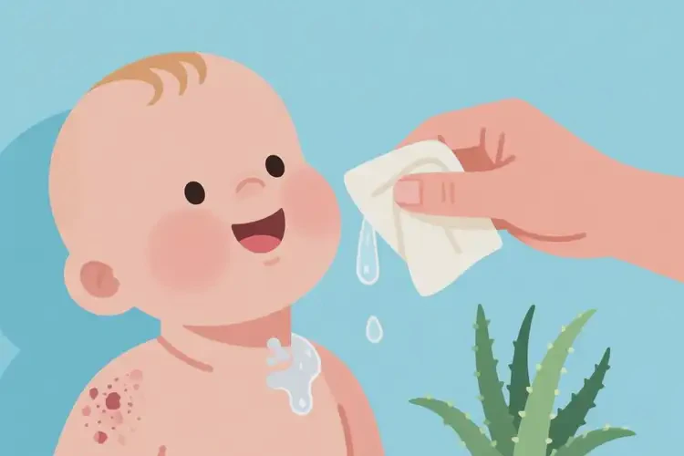 寶寶脖子上起濕疹可不可以徹底自愈(圖2)