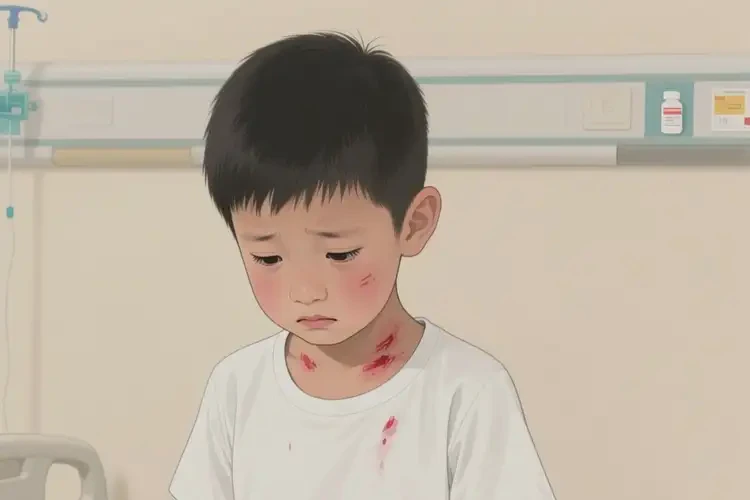 小學生脖子長濕疹不管它會自己自愈嗎(圖4)