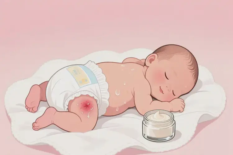 新生兒屁股長濕疹不管它會自己痊愈嗎(圖3)