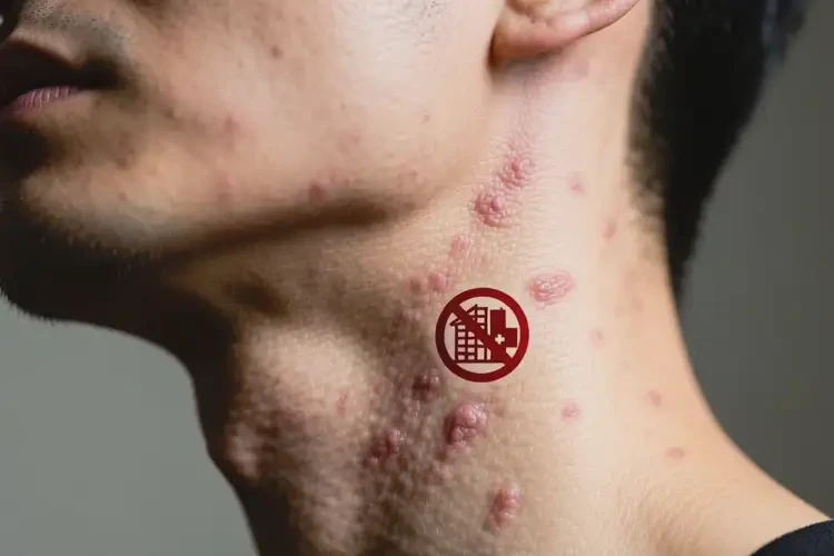 男人脖子長濕疹能不能根治(圖2)