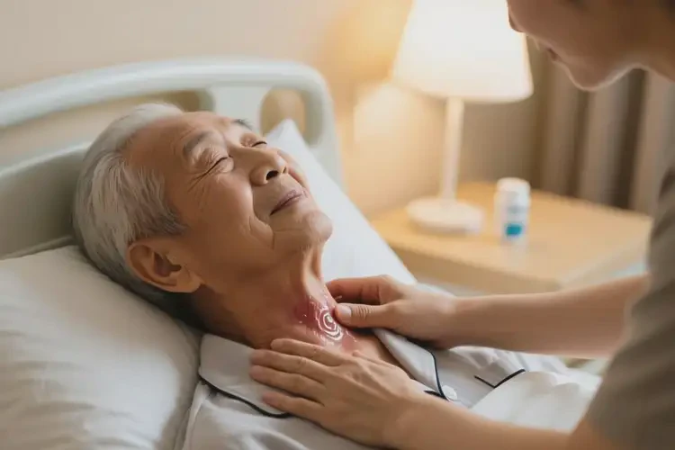 高齡老人脖子上偶爾長(zhǎng)濕疹能不能根治(圖2)