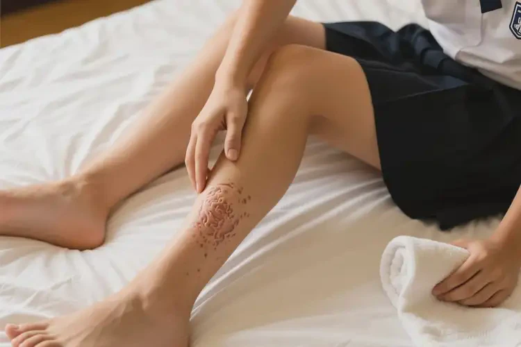 中學(xué)生小腿經(jīng)常長濕疹可不可以徹底自愈(圖2)